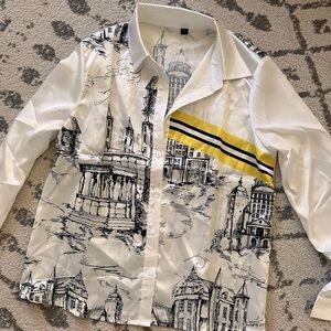 Architecture sketch shirt nwot